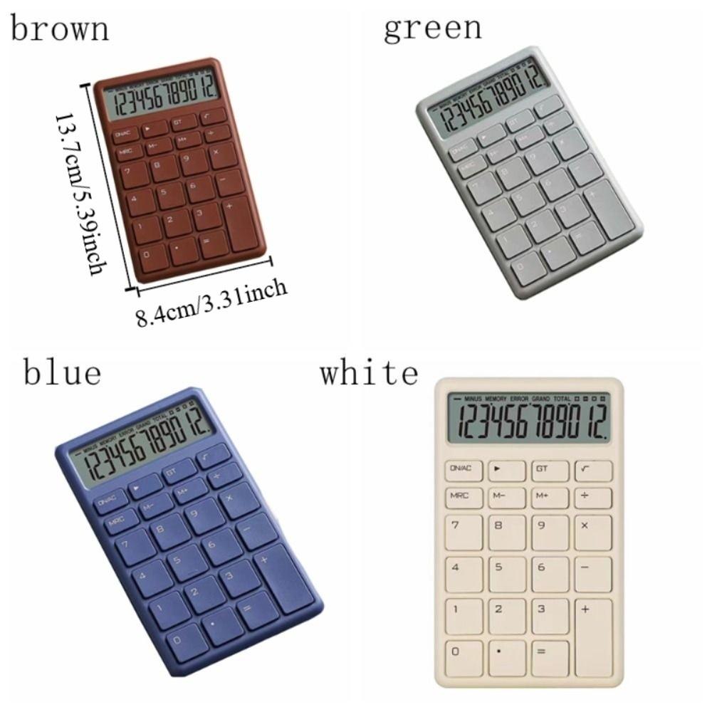 Accounting Tools Mini Calculator Digital Display 12-digit Calculator  Learning Tools