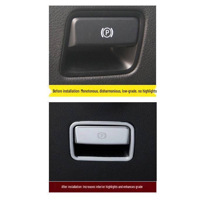 Mercedes Interior Electronic Handbrake Decorative Sticker for GLA200, CLA220, A-Class, B200, SLK, S-Class