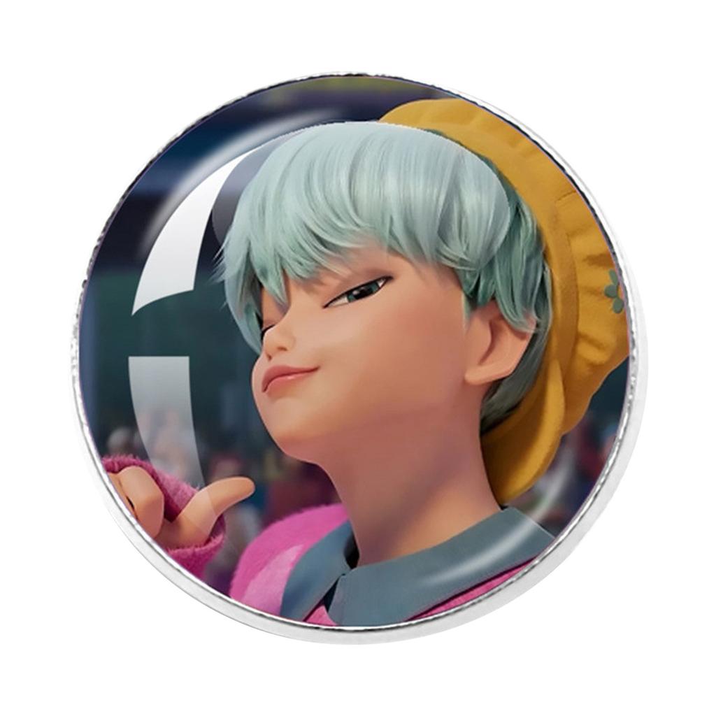 A Well-known Team Supporting Brooch Around The Anime, Collectible, Perfect Gift For Boys And Girls