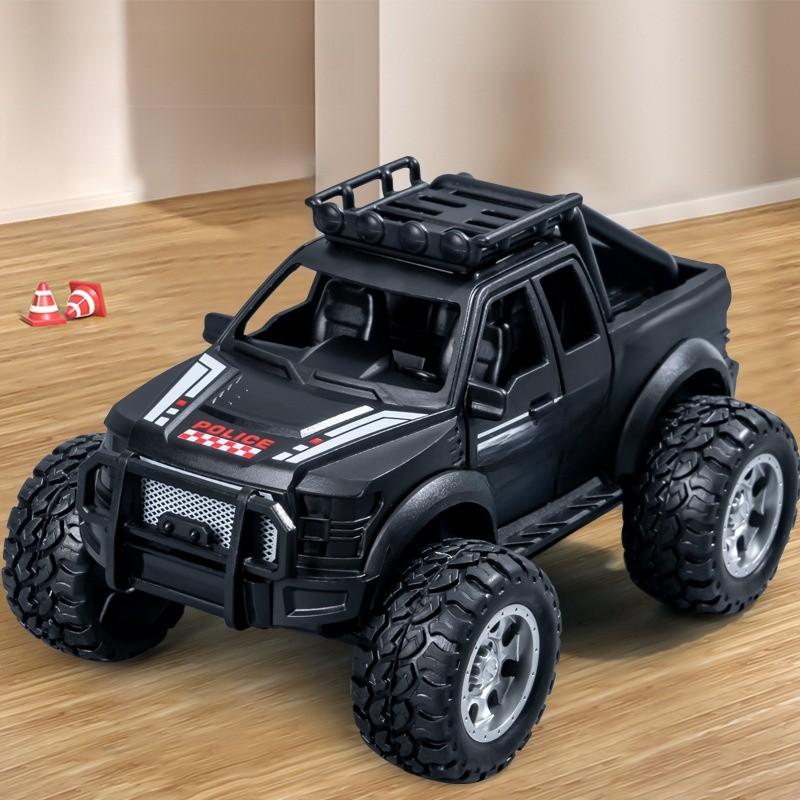 

Offroad Police Car Model With Inertia Drive For Kids Boys Gift Play