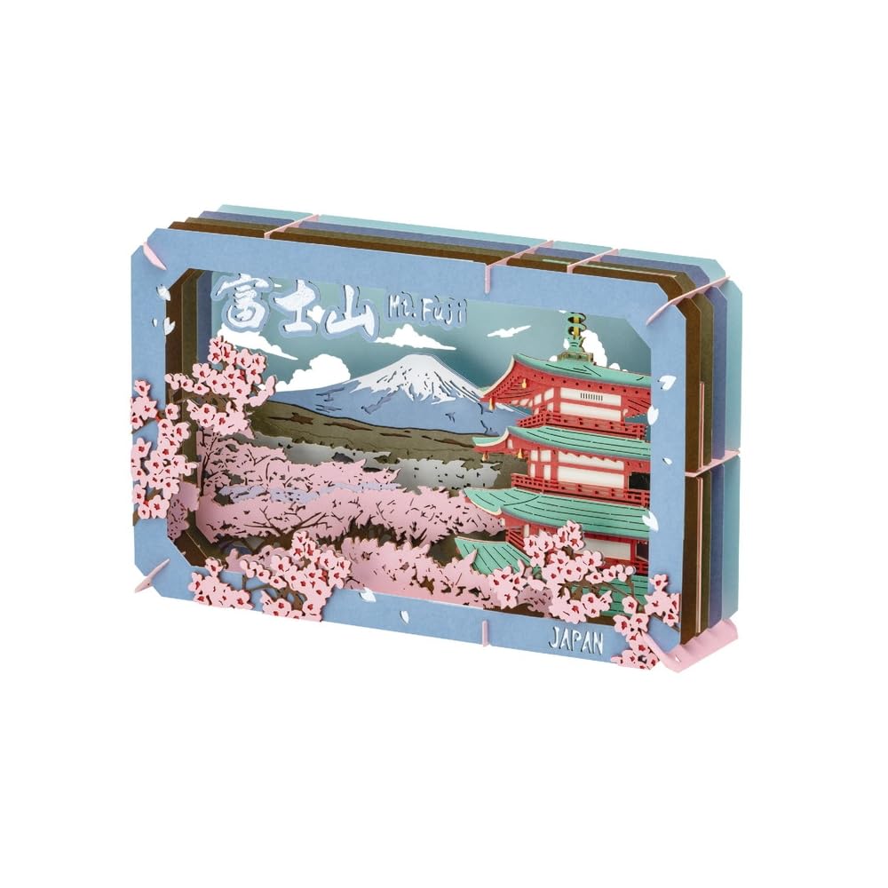 Paper Theater Fuji and Cherry Blossoms PT-L85 Mt.