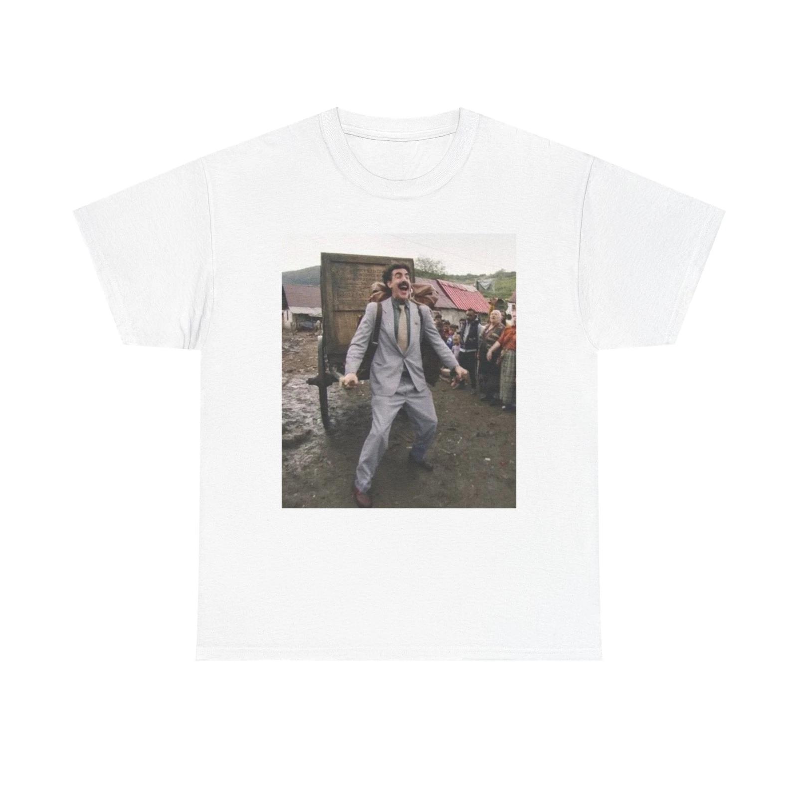 Men s and Women s T-shirts Borat Comes to America XS