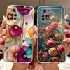For Xiaomi Poco M4 Pro Elegant Floral Butterfly Phone Case For Xiaomi Poco M4 5G PocoM4 Pro 5G 4G Soft Silicone TPU Cases