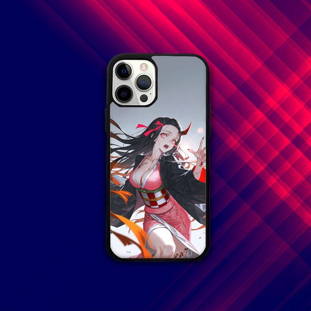D-Demon N-Nezuko Slayer Phone Case For iPhone 16e,16,15,14,13,12,11,Plus,Pro,Max,Mini Magsafe Magnetic Wireless Charging