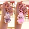 New Plush Fabric Pendant Keychain Style Plush Mini Bag Creative Plush Hanging Decoration