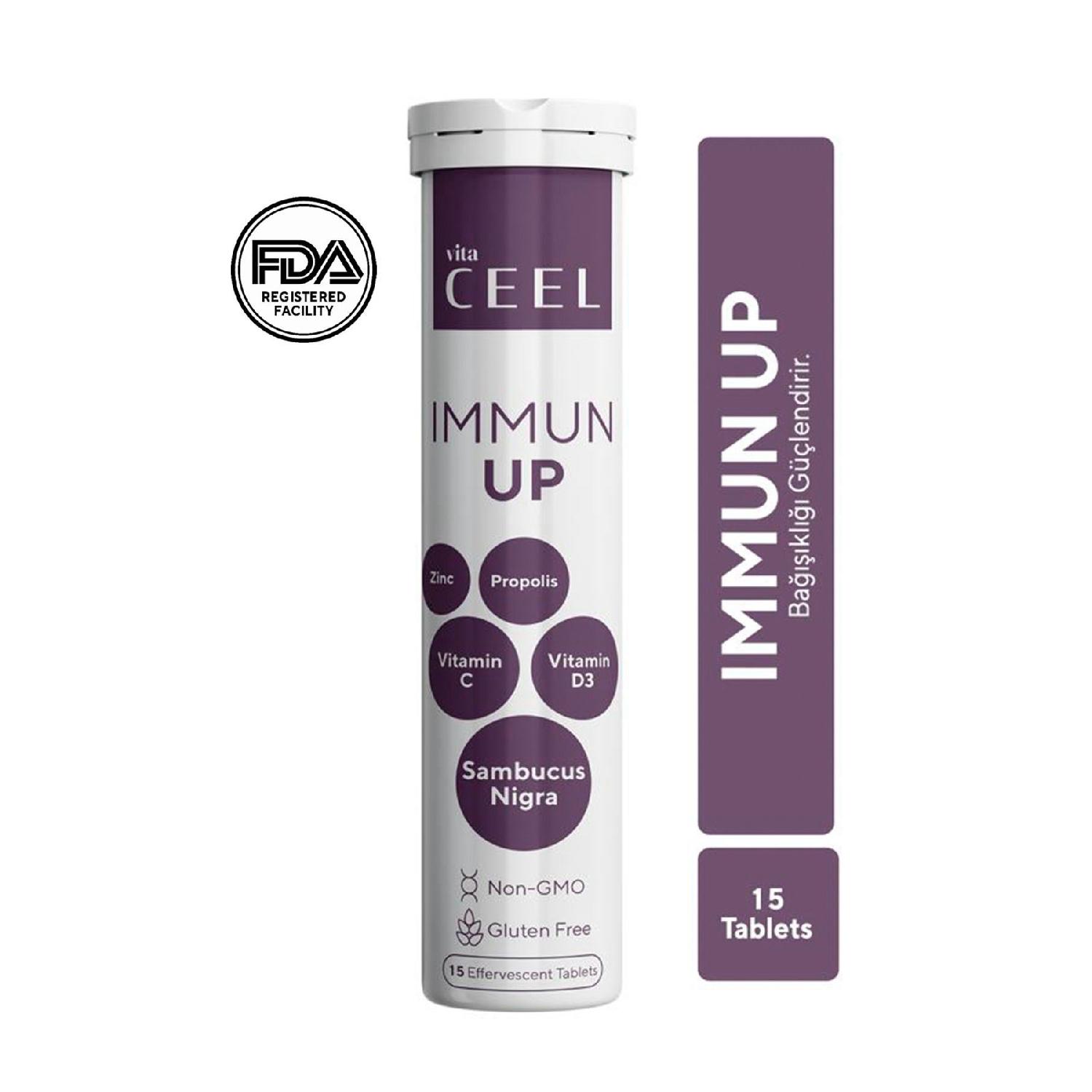 

Шипучі таблетки Чорна бузина, вітамін С, D3, цинк, прополіс