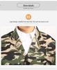 Unisex Dustproof Camouflage Labor Protection Coats with Logo Printing Option - Blue Long Coats