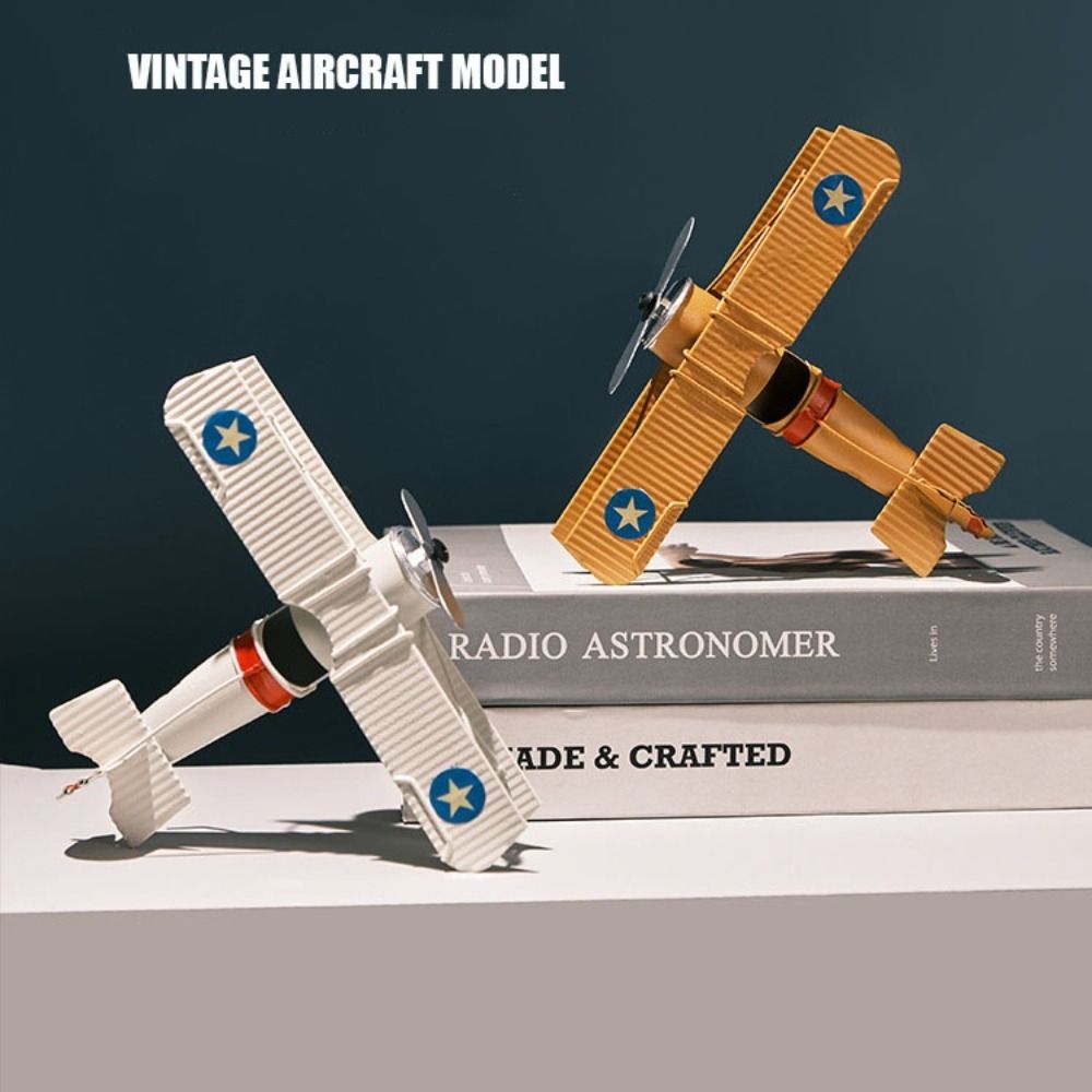 Handicraft Vintage Airplane Model Collection Metal Plane Models Aircraft Ornaments  Photo Props
