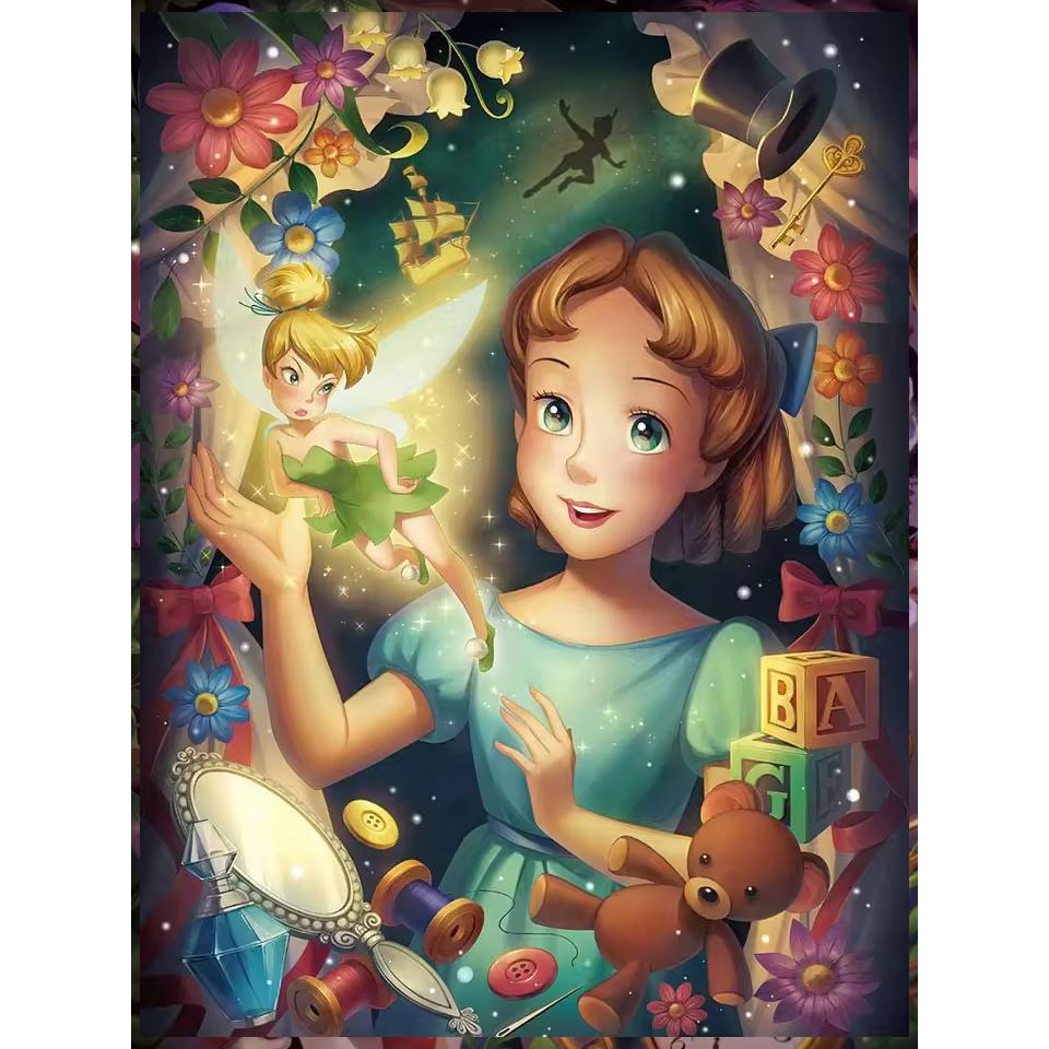 5D Diamond Painting Disney Princess Full Diamond Embroidery Cartoon DIY Rhinestone Pictures Cross Stitch Kits Crafts Home Decor