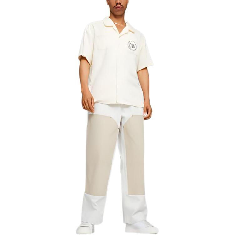 PUMA x Rhuigi Double Knee Pants 'White Beige' Men's 620886-65