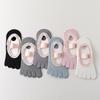 Soft Five Toes Pilates Sock Elastic Boat Socks Breathable Low-Ankle Socks  Exercise
