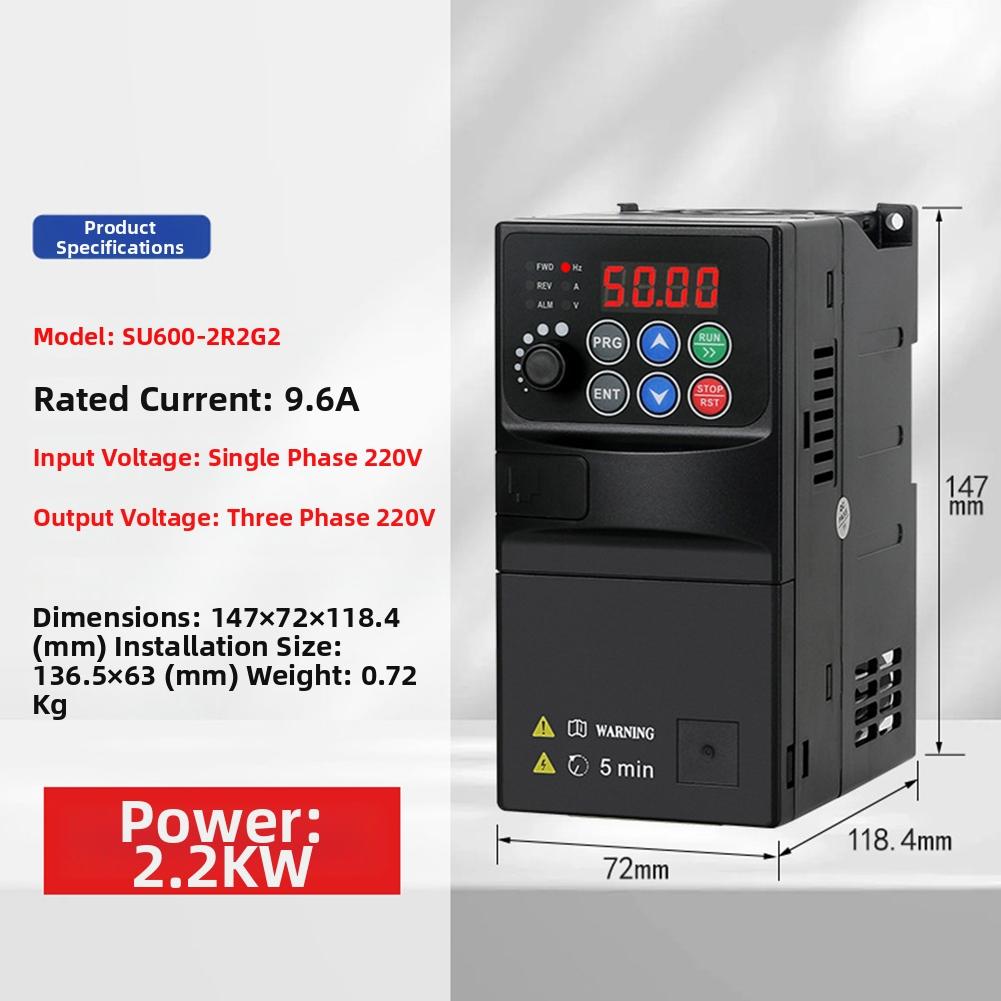 

Input 220V Output 220V VFD Variable Frequency Drive 2.2 KW Motor SpeedController High Sales Tools Accessories China Mainland