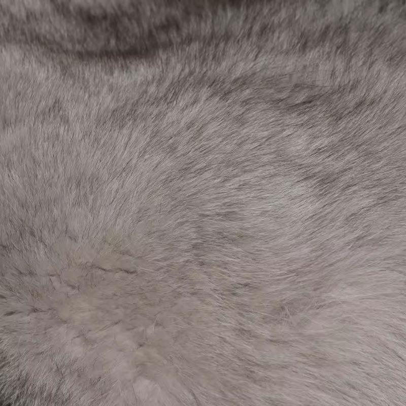 Pelzjacke Imitation Fuchsfelljacke Revers Kurz Warm Wintermantel