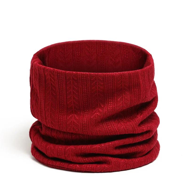 New Women Men Soft Knitted Neck Ring Neckerchief Winter Warm Face Mask Scarves Unisex Snood Muffler Fashion Fake Collar Bufandas