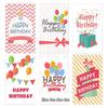 50-Pack Creative Birthday Celebration Cards for Party Decorations and Gifts