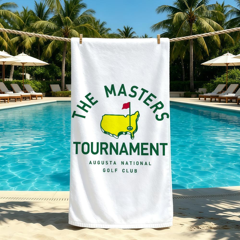 M-Masters Fashion Golf Towel For Outdoor Camping Beach Towel Super Absorbent Quick-Drying Summer Towel