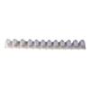Electronic Keyboard 12 Key Conductive Rubber Contact Pad for Key Response Repair, Molded Replacement Piece with Alignment Bumps Installed