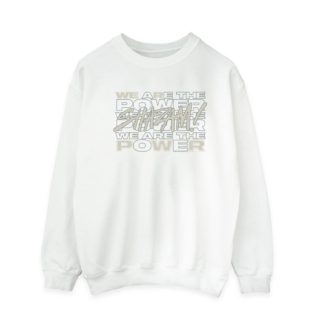 DC Comics Mens Shazam Fury Of The Gods We Are The Power Sweatshirt