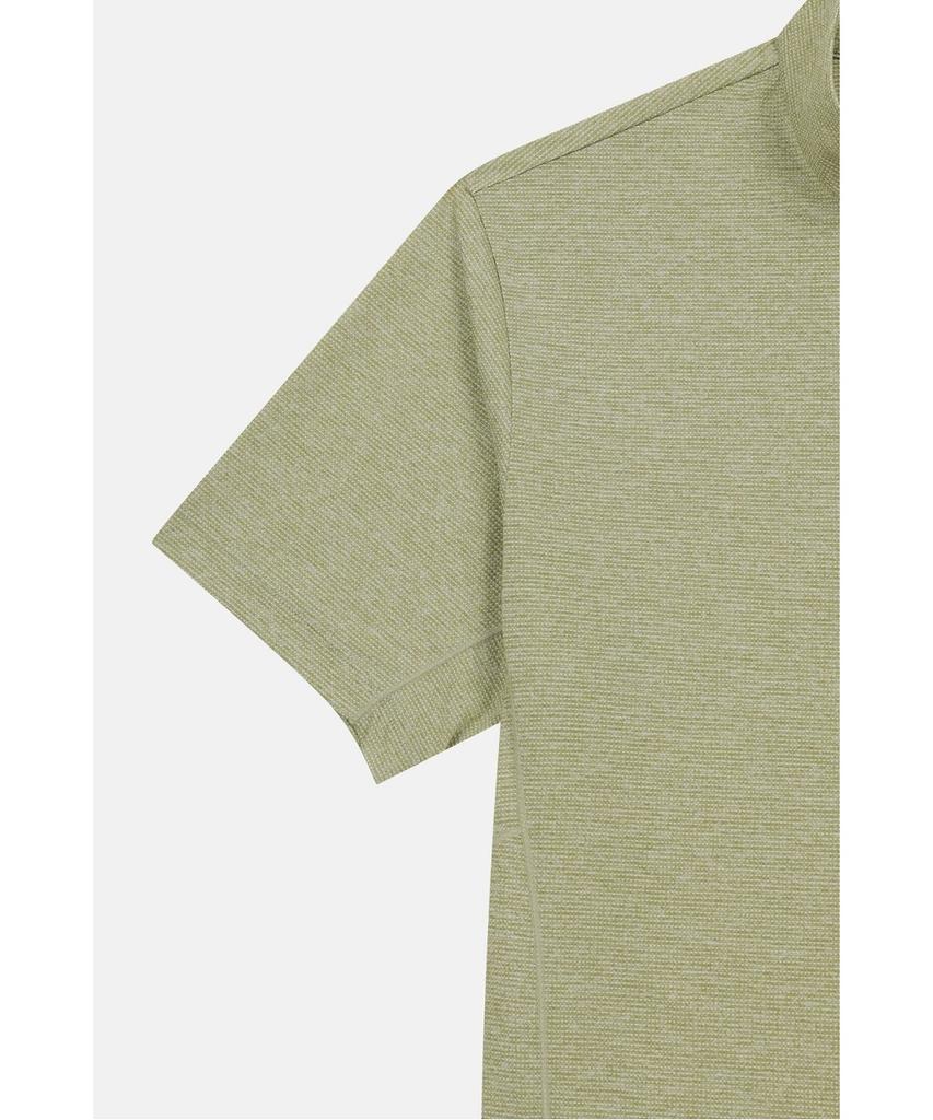 Koolongseupocheu Men'S Moss Dry Basic Zip-Up Short Sleeve T-Shirt Jwtcm26251Mos