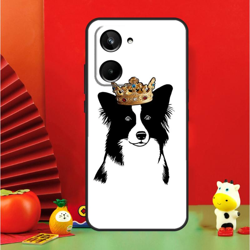 Border Collie Aquarell für Realme 15 Pro GT7 GT6 10 11 12 13 14 Pro Plus C67 C63 C61 C55 C51 C53 C35 C75 C65 Hülle