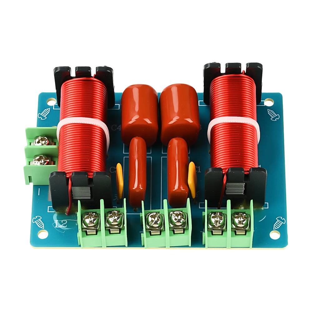 

250W 2 High 1 Low 3-Way Crossover HiFi Audiophile Grade Home Speaker Crossover Solderless WEAH-360 for Speaker Modification