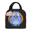 Grizzy und die Lemminge Isolierte Lunchtasche für Kinder Schul-Kühltasche Thermische Lebensmittelbox Tragbare Lunchboxen Behälter