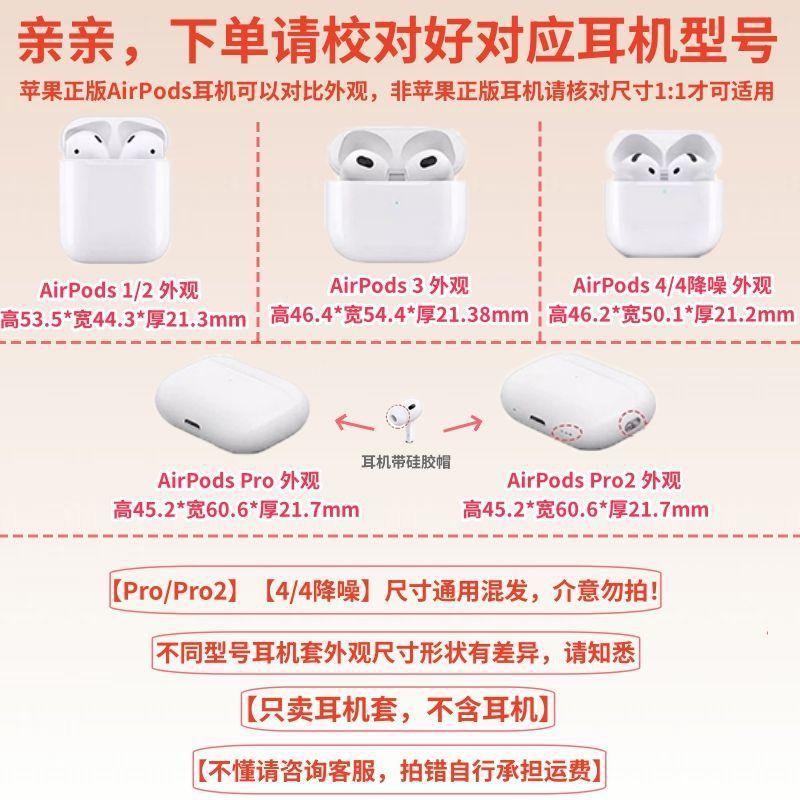 Green Apple Expression Three-dimensional Application Apple AirPods Pro1/1/1 Generation 1/1 Generation Earphone Case
