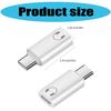 USB C to Audio Adapter Type C Male to Female Converter for iPhone iPad MacBook Headphone Use Only