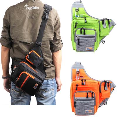 Men's Fashion WaterProof Wear-resistant Chest Bag Multi Function Fishing Shoulder Messenger Bags Soft Motorcycle Pouch