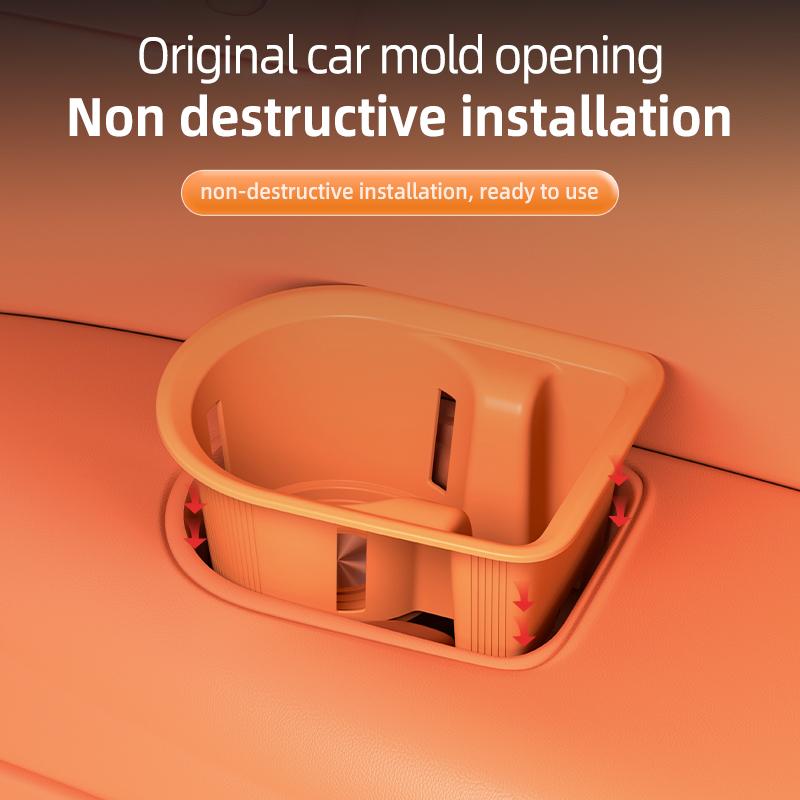 2Pcs Cup Holder For AITO M8 5Seat/6Seat 2025 2026 Third Row Seats Drinks Holder Rear Seat Water Cup Cover Interior Accessories