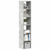 VidaXL Bookcases 2 Pcs Stackable Concrete Grey Engineered Wood, Shelf, Bookshelf, Book Holder, Cabinet of 858810