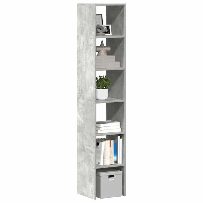VidaXL Bibliothèques 2 pcs empilable gris béton bois d'ingénierie, étagère, étagère à livres, support de livre, armoire de 858810