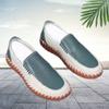 Real leather men's shoes handmade online casual leather shoes for men to step on dad's shoes for summer