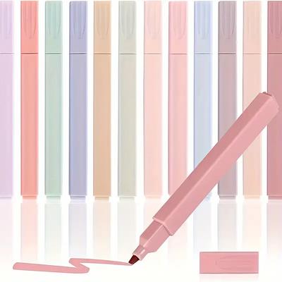 12/20 Colors Aesthetic Highlighters Set – No Bleed, Soft Tip Markers In Cute Assorted Colors – Perfect for Students, Journals