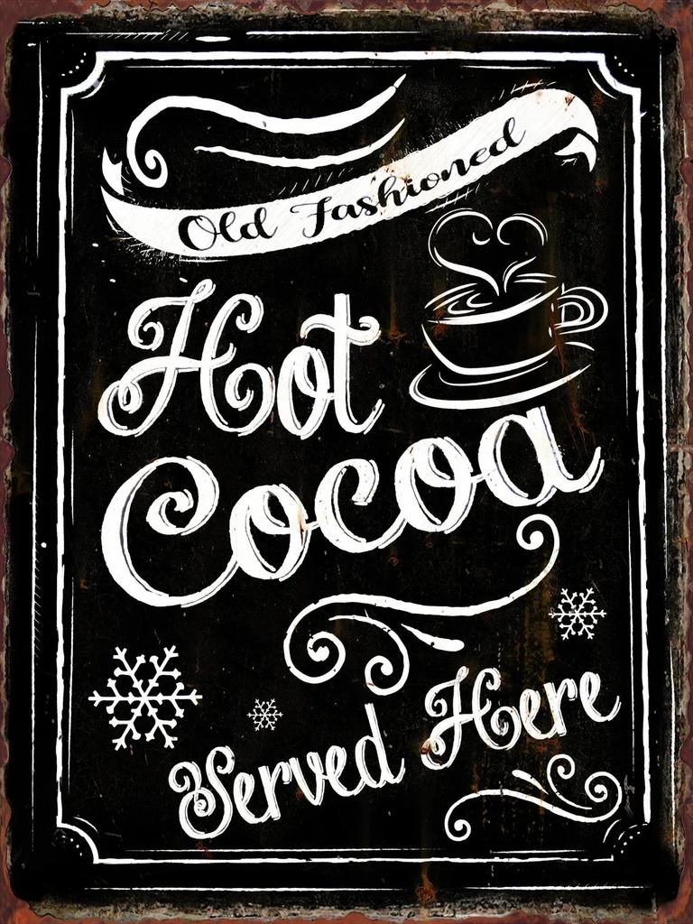 Christmas Coffee Art Metal Signs for Cafe Shop Club Pub Decor Tin Sign Bourbon Decorative Plaques Painting Wine Wall Decorati