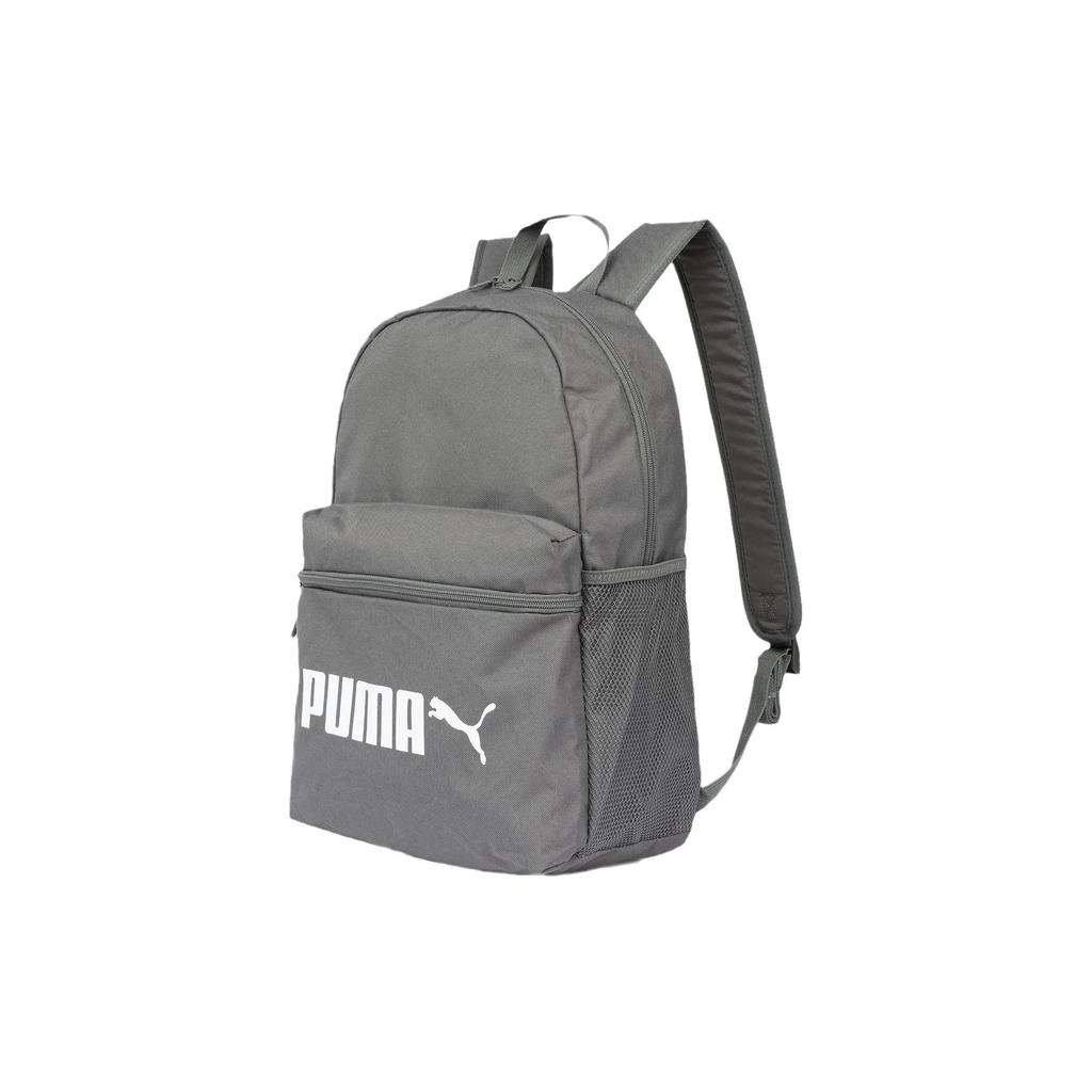 PUMA Polyester Backpack Unisex Gray (Unisex) Backpacks 077482 03