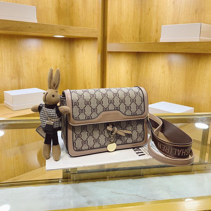 Bag New Fashion Oblique Span Bag Small Square Bag Trendy Premium Texture Niche Versatile Shoulder Bag Women's Bag