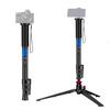 Aluminum Alloy Monopod Tripod Leg with 4 Sections and Dense Foam Grip Slip Resistant for DSLR Cameras