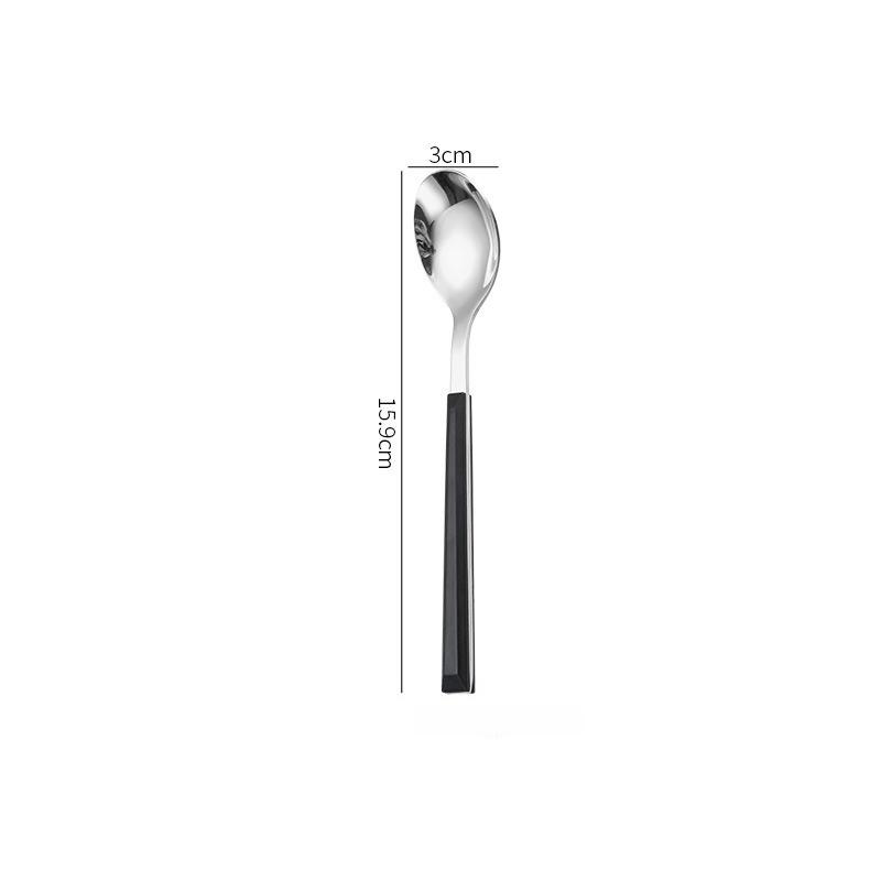 

Stainless Steel Imitation Wooden Handle Cutlery Set Western Tableware Knife Fork Spoon Kitchen Flatware Set Dinnerware