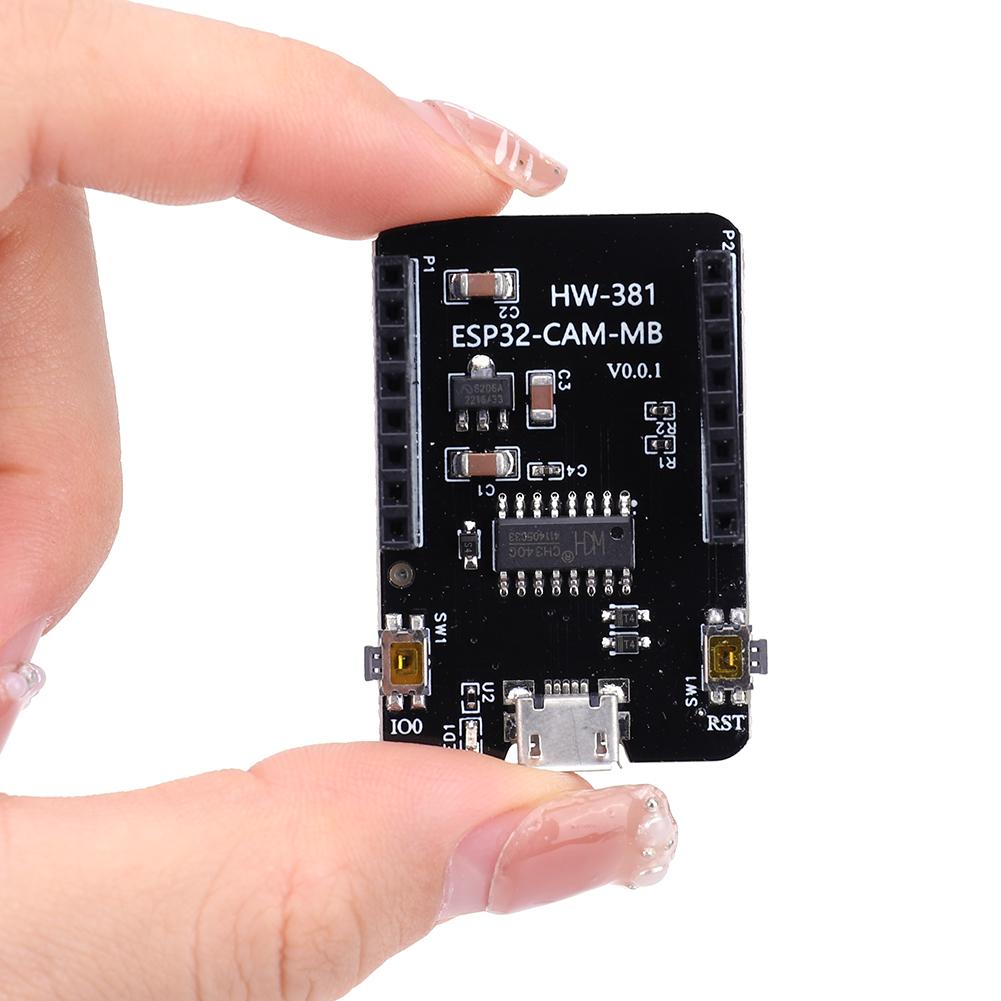 1-30PCS ESP32-CAM WiFi Bluetooth Camera Module Programming Development Board CH340 Serial To USB Backplane TTL Downloader Module