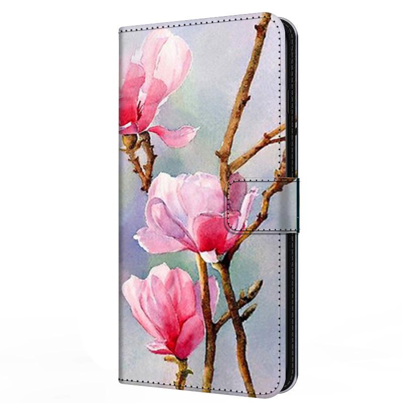 Flower Wallet Leather Cases For Honor 400 Lite Stand Flip Bumper For Honor 400 Lite Wallet Cases Honor 400 Lite PU Leather Cover Honor 400 Lite&Case & Strap