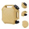 Water Container with Faucet Camping Storage Carrier Jug for Fishing RV Black