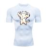 Fitness Cat Men's Sports T-shirt for Fitness  Training Compression Shirt Men Gym Jogging Running Workout T-Shirt Rashgard
