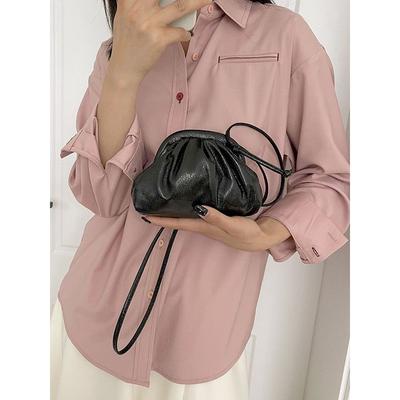 Premium Cloud Bag Women's 2025 New Fashion Texture Shoulder Bag Small Clip Bag Single Shoulder Oblique Span Bag