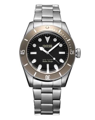 Fondelier SEAWOLF 7A002UNM Resmi Gümüş Erkek Saati, İthal,