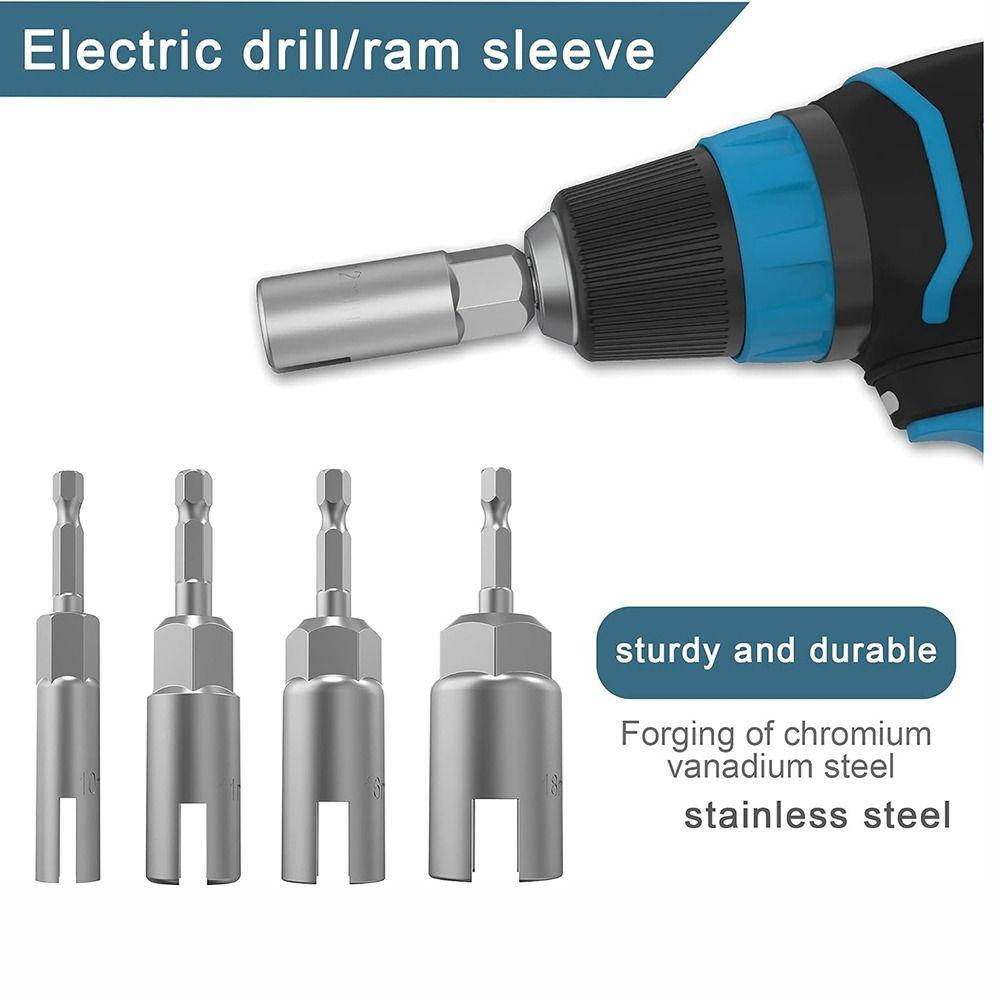 H10/12/14/16/18 Butterfly Bolt Socket Sleeve H11/13/15/17/19 Nut Adapter Electric Screwdriver