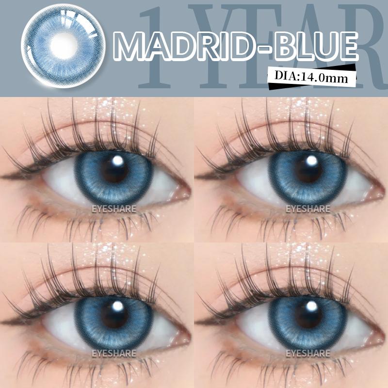 1 Pair Cosplay Colored Contact Lenses for Eyes Anime Red Beauty Makeup Lens Halloween Pink Eyes Lenses Purple Contacts