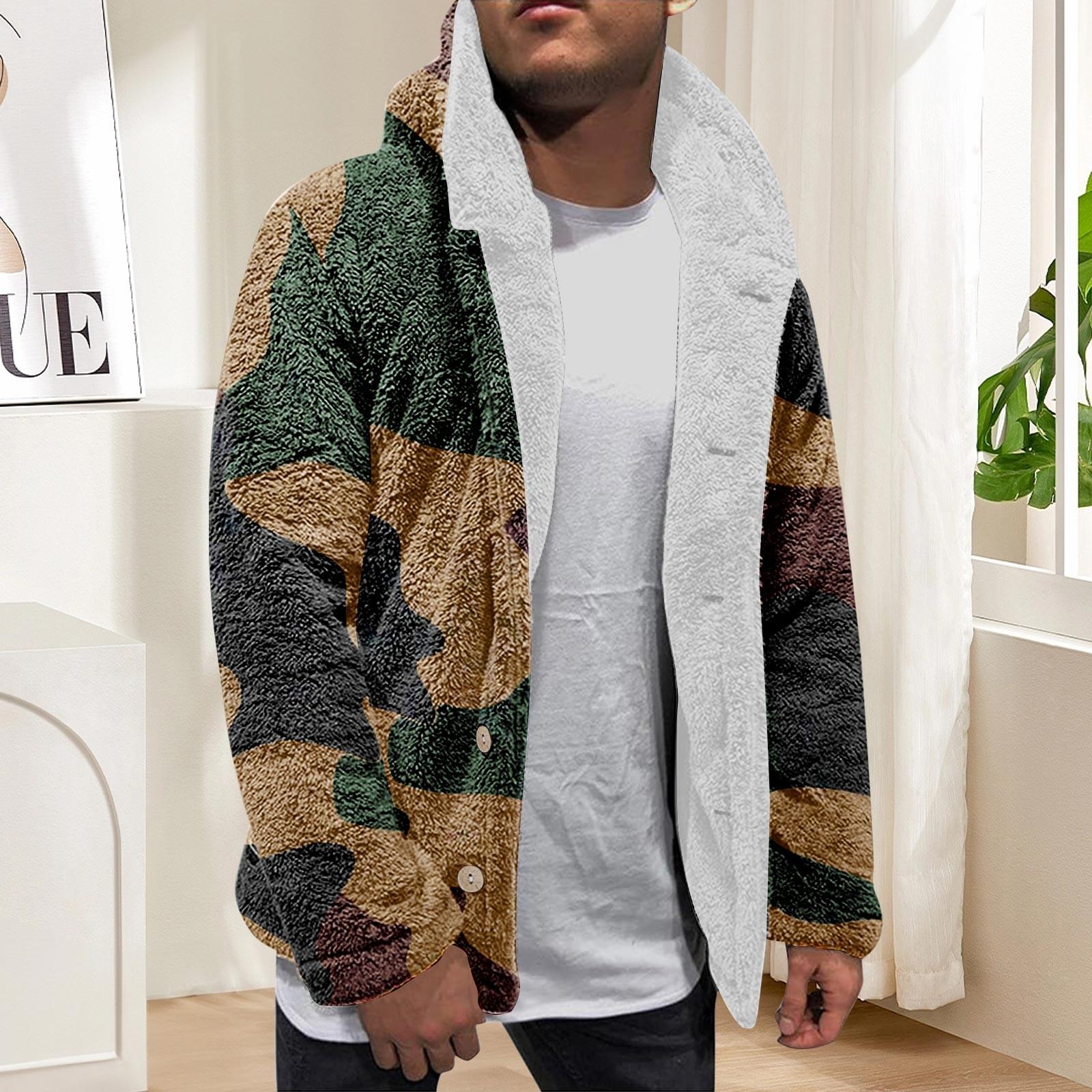 Мужская зимняя флисовая толстовка с капюшоном на молнии с накладным карманом, повседневная куртка XXL розовый