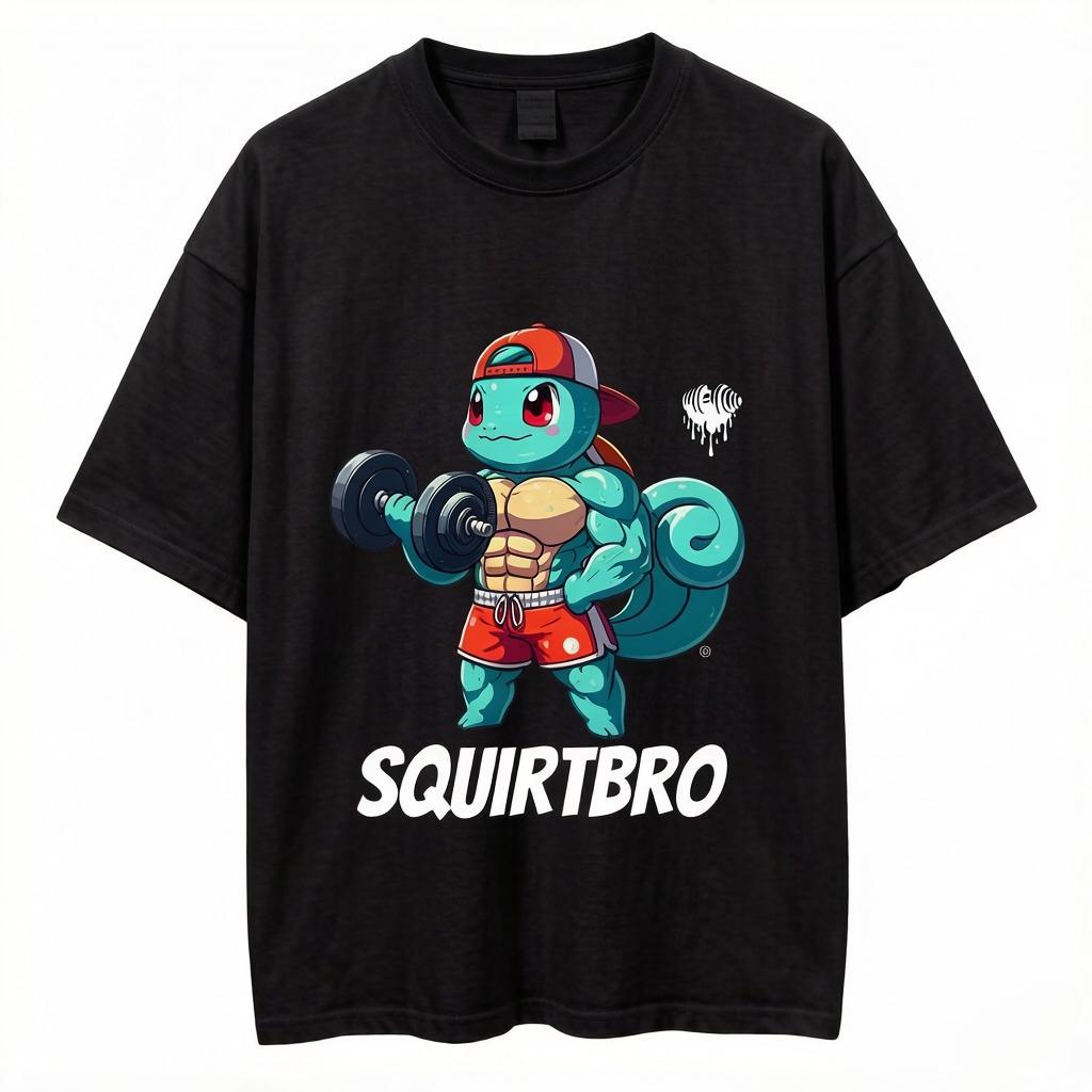 Pokémon Related Products Tshirts Gymnasium Sports and Fitness Unisexs and Womens Pure Cotton Shortsleeved Casual Clothing