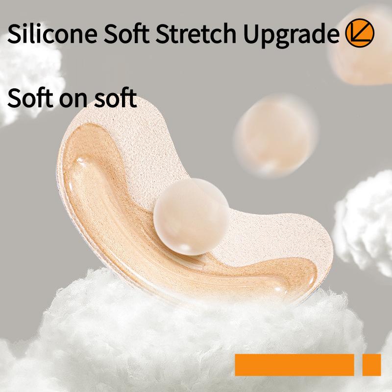 Women's High-heeled Shoes Anti-abrasion Heel Stickers Silicone Heel Protector Pain Relief Foot Insoles Adjustable Shoe Size